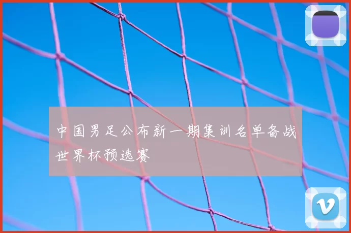 中国男足公布新一期集训名单备战世界杯预选赛