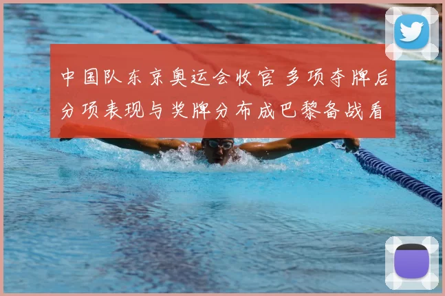 中国队东京奥运会收官 多项夺牌后分项表现与奖牌分布成巴黎备战看点